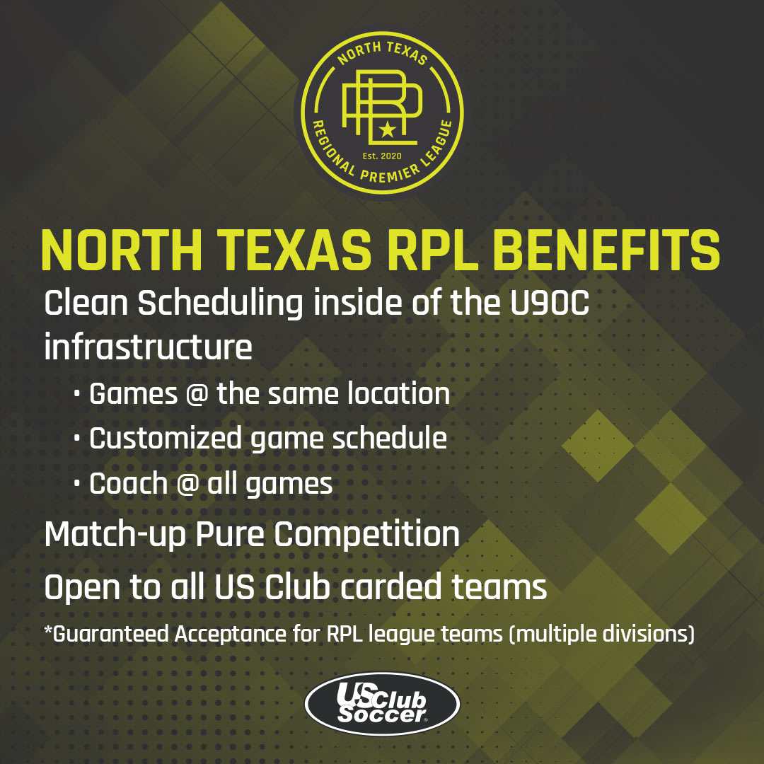 U90CSports's tweet photo. Registration is closing soon. Don't miss this great opportunity to play in the @USClubSoccer North Texas RPL. Be sure to click here for more info: https://t.co/XfeMKclMiT #ClosingSoon #ClearPathways #RegisterNow #YourLeague #YourVoice 🗣 #NTXPC https://t.co/vNv77WoExG