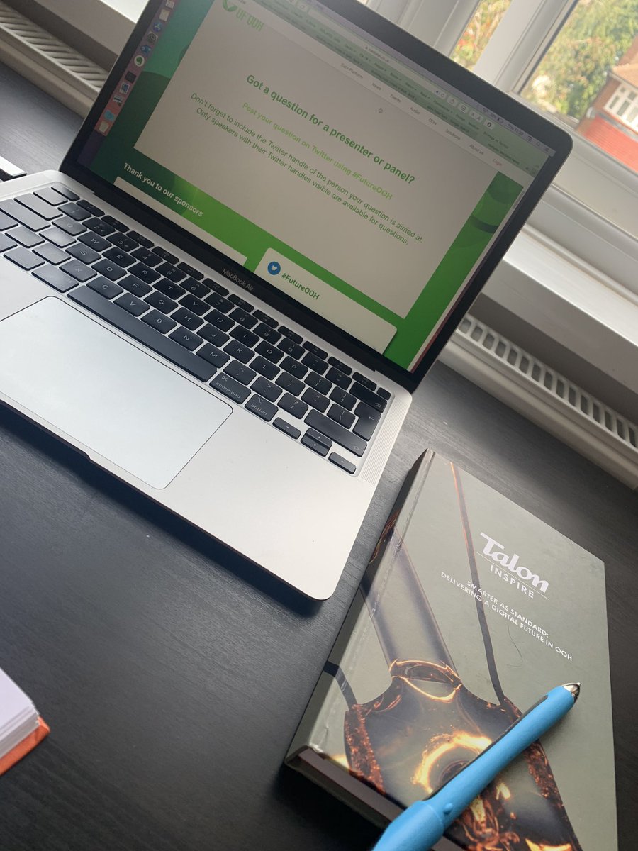 jasmanahmad's tweet photo. Great session earlier and good to see some familiar faces at the #FutureOOH event. Also very on-brand with my @TalonOOH notepad 👍 https://t.co/v2KzaxlPPq