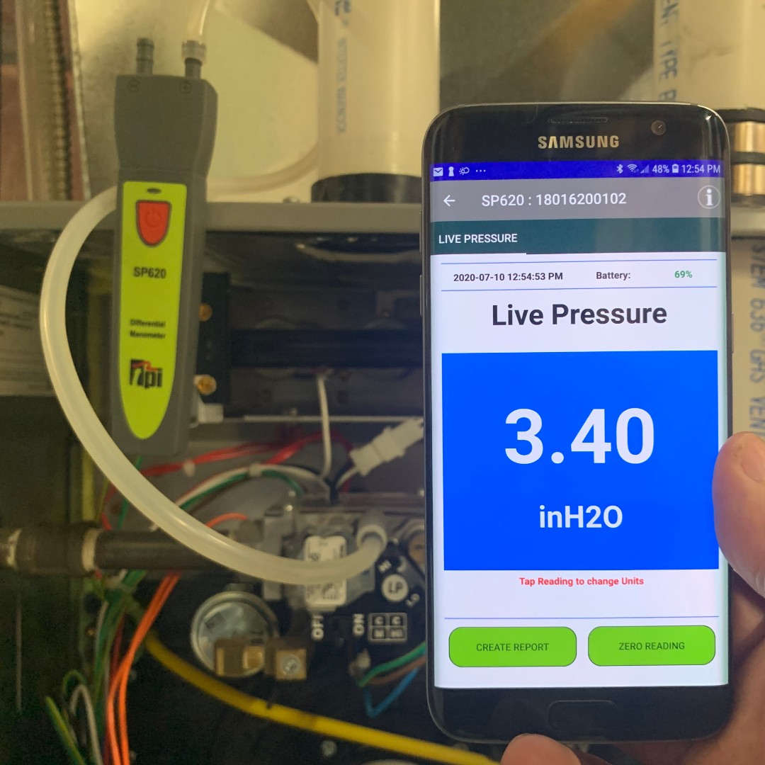 Smart Probe to use with your smart device, SP620: Balance air flow. Test duct pressure and measure static pressure. See the data on your smartphone. #hvactechnician #hvaclife #heatingandcooling #furnacetuneup #hvactech