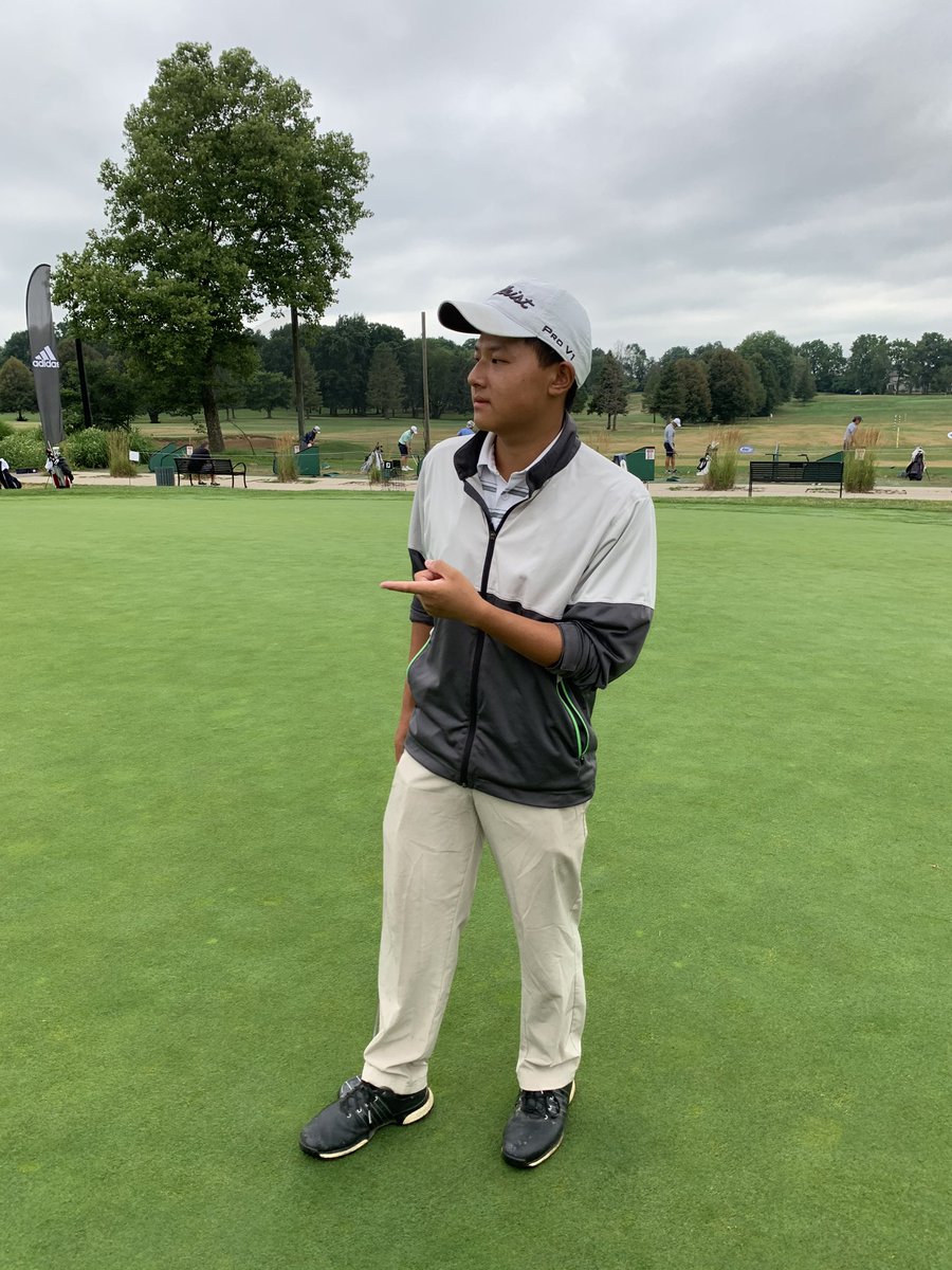 AJGAGolf's tweet image. Battle of the Brothers!

Geoffrey Jing vs Albert Jing. Who’s scoring lower? #PennStateJr