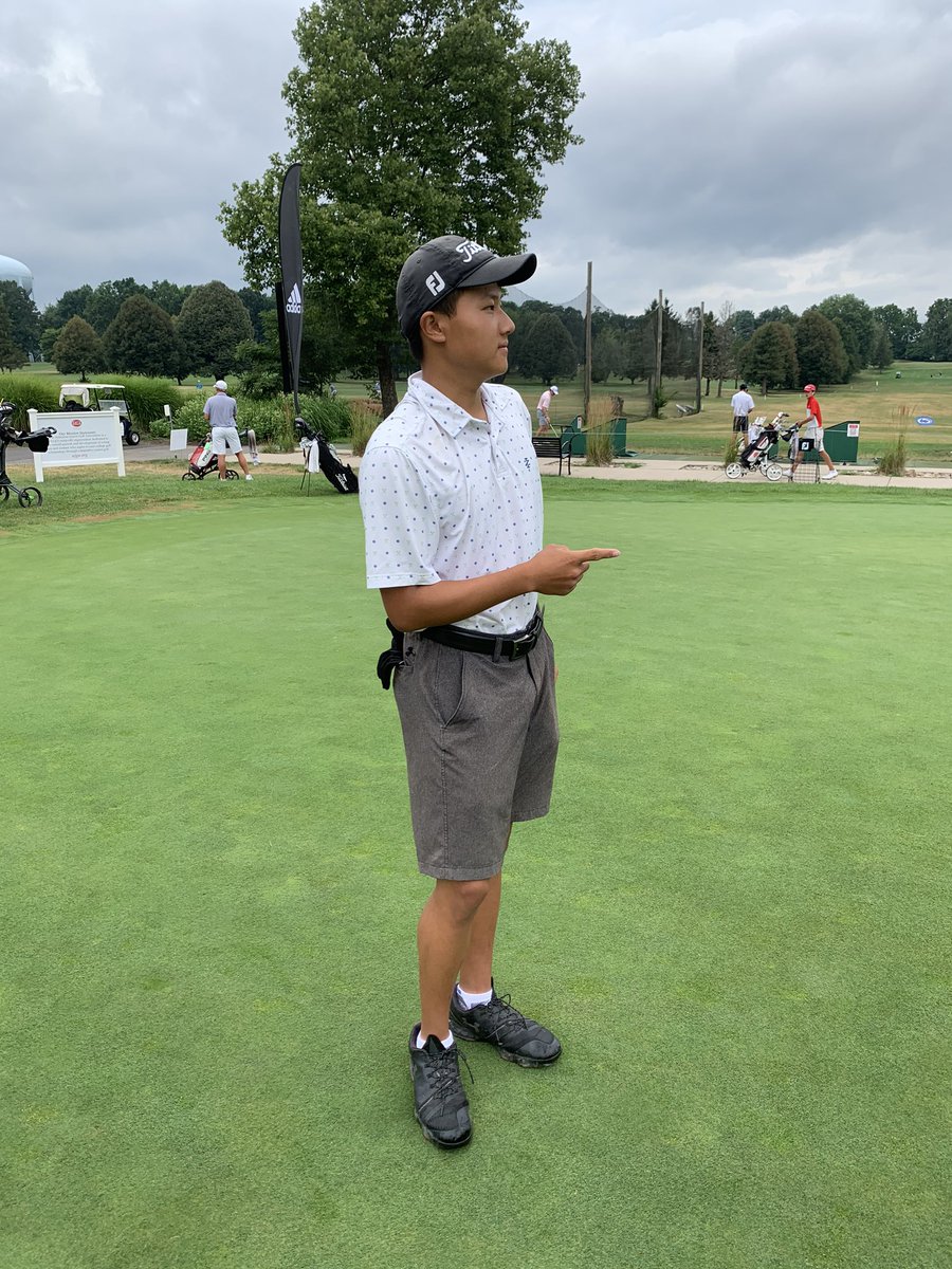 AJGAGolf's tweet image. Battle of the Brothers!

Geoffrey Jing vs Albert Jing. Who’s scoring lower? #PennStateJr