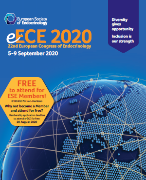 ESEndocrinology's tweet photo. The e-ECE 2020 scientific programme is now available! You can now start building a personalised calendar and setting reminders for sessions that have caught your eye. Find out more: https://t.co/zvm79Ezre0 #eECE2020 https://t.co/FJOE70R9ze