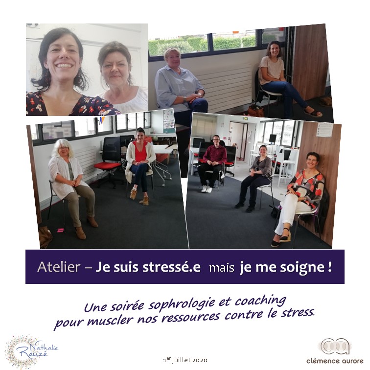 lefivebzh's tweet photo. [Atelier]📸Retour en images sur le dernier atelier, au FIVE, avant de se retrouver après l'été ! Animé par @clemence_aurore et Nathalie, #sophrologue. 

Vivement la rentrée, les programmes seront riches et variés ! #LeFIVE #Vitré #fablab #coworking https://t.co/UFuGqYBC8s