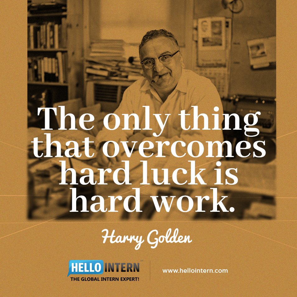 TheGenysysGroup's tweet photo. RT @hellointern: “The only thing that overcomes hard luck is hard work.” - Harry Golden
#motivation #inspiration #success #overcome #hard #luck #quote #Harry #Golden #students #interns #hellointern https://t.co/lG7JNOQEFh https://t.co/4jelzPyIy2