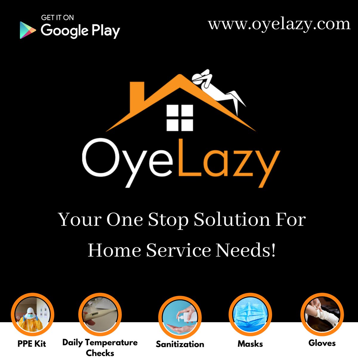 oyelazy's tweet photo. Are you tensed about home service needs? Don't Be, OyeLazy is your one stop solution for all your home service needs! #ApnoKiService #BeOyeLazySafe

DOWNLOAD THE APP NOW: https://t.co/nUVOn4R4MF

#homeservices #Gurugram #gurgaon #Solution #professionalservices #experts #safety https://t.co/drOS73CdKi