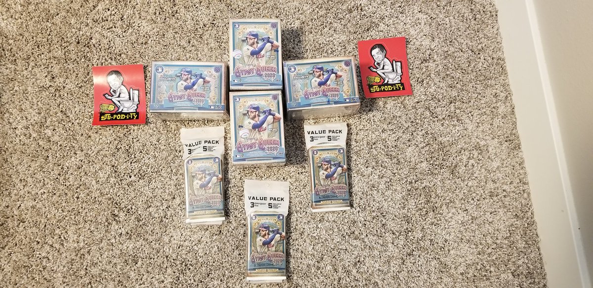 BuyCardsNow's tweet photo. Giving this lot of boxes and packs away for FREE on Saturday night. YOU MUST BE FOLLOWING AND RT THIS. WILL RANDOMLY SELECT ONE PERSON.

2020 MLB Gypsy Queen 

GOOD LUCK https://t.co/xvxesT8vs2