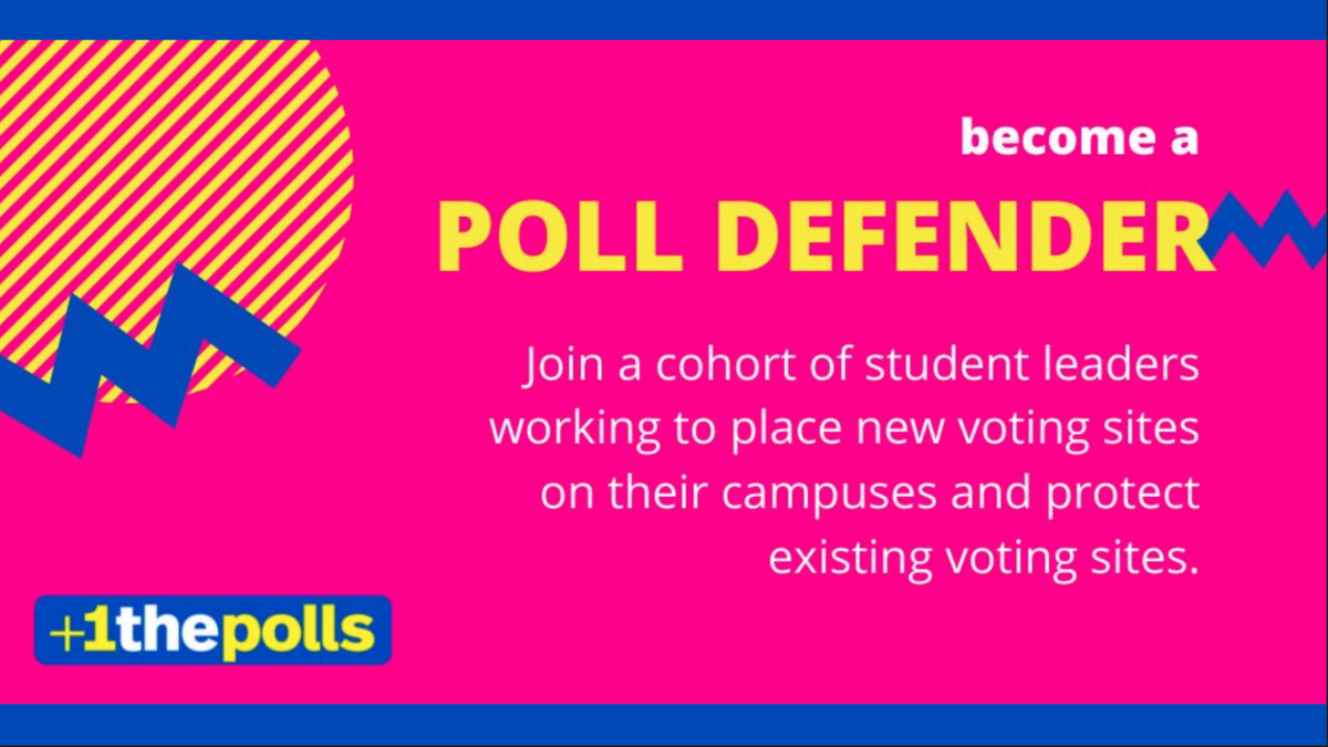 alliance4youth's tweet photo. Today is the LAST day to apply to become a #PollDefender and receive a minigrant to protect or place a voting site on your campus! Head to https://t.co/awtaM92Ix2 to learn more and apply today. https://t.co/x3KdfxpYYX