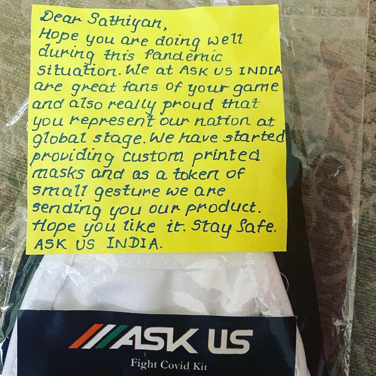 sathiyantt's tweet photo. Thank you @ASKUSINDIA1 😀

Love these amazing custom made masks which are elegant &amp; comfortable 😍
Check it out guys and give it a try👌

Link below :

https://t.co/OV55f0l6Ox

#askusindia #sathiyantt #sportylook #customisedmasks #tabletennis  @ Chennai, India https://t.co/Dd2frtOOie