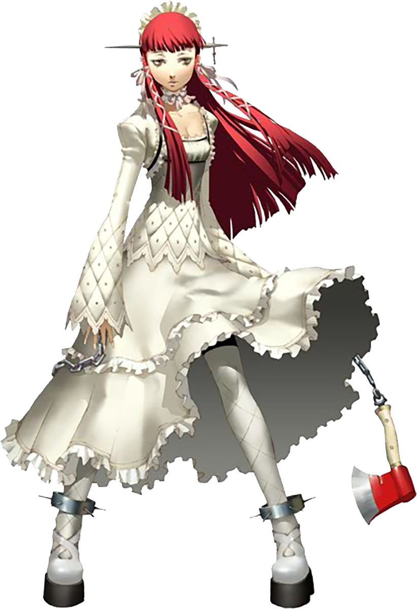 Mrs. Junpei Iori (Chidori) herself is a Kit Kat White.