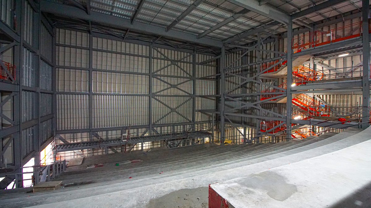 TGWBarnsley's tweet photo. Great photos from @BASDbarnsley showing the progress of Barnsley town centre's new 13-screen @cineworld. Set to open 2021! #BarnsleyisBrill #BeBarnsley @BarnsleyCouncil @QberryRE  📽️🎞️ https://t.co/DAy9A9uSkW