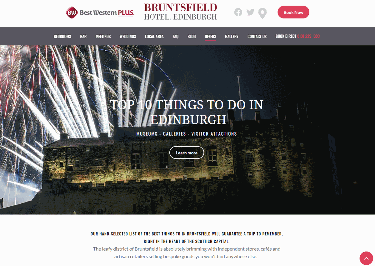 We're delighted to be included in the Bruntsfield Hotel's

'Top Ten Things To Do In Edinburgh'.

The ghosts are delighted to see you back!

thebruntsfield.co.uk/top-ten-things…

<a href="/Bruntsfield/">Bruntsfield Hotel</a> <a href="/RussellImrie/">Russell Imrie 🇪🇺</a> <a href="/BestWesternGB/">Best Western GB</a>
