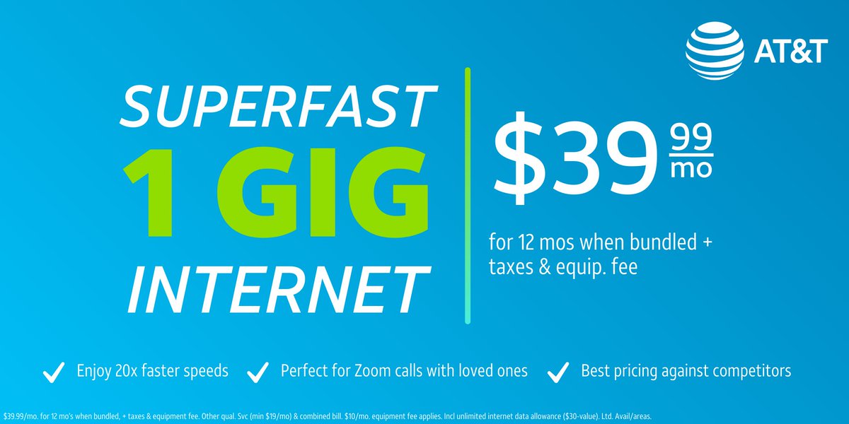 Get 20X faster upload speeds with superfast 1 Gig Internet! Visit our AT&amp;T Store at 7687 W Ridgewood Dr, Parma, OH 44129 today, or begin your online purchase now:  att.com/stores/ohio/pa…