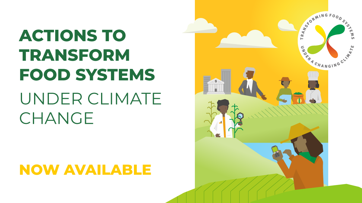 CGIAR's tweet photo. With only 10 cropping seasons left to achieve the #SDGs in some countries, the need for ambitious action has never been more urgent. Business-as-usual is no longer an option. Discover a #NewEra4Food and #ClimateAction in @CGIARclimate new report:  https://t.co/gszQT8gmrL https://t.co/Xz5FQ9VMt8