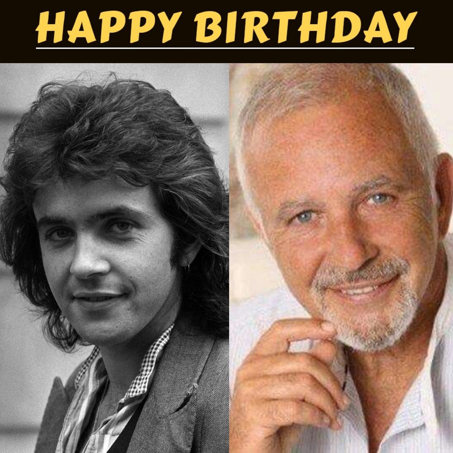 Happy 73rd Birthday to David Essex! 

During the 70\s he enjoyed a string of Top 10 hits  \"Rock On\" 