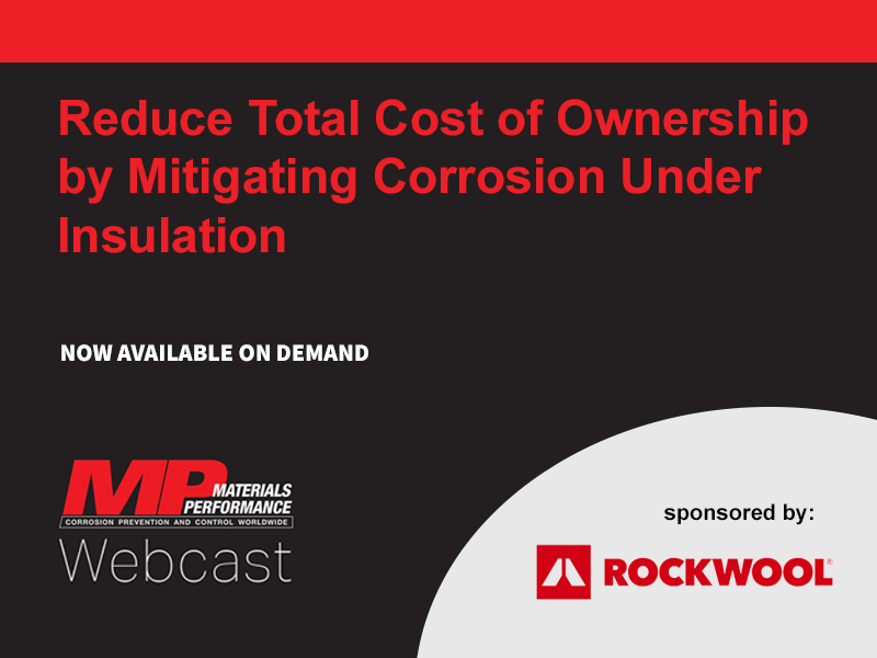 MPcorrosion's tweet photo. Learn about innovative techniques and materials to mitigate corrosion under insulation (CUI) in this webcast, sponsored by @rockwoolna Technical Insulation.
Now available on demand: https://t.co/oivS37Q6Ze https://t.co/PTbRnIVzIf