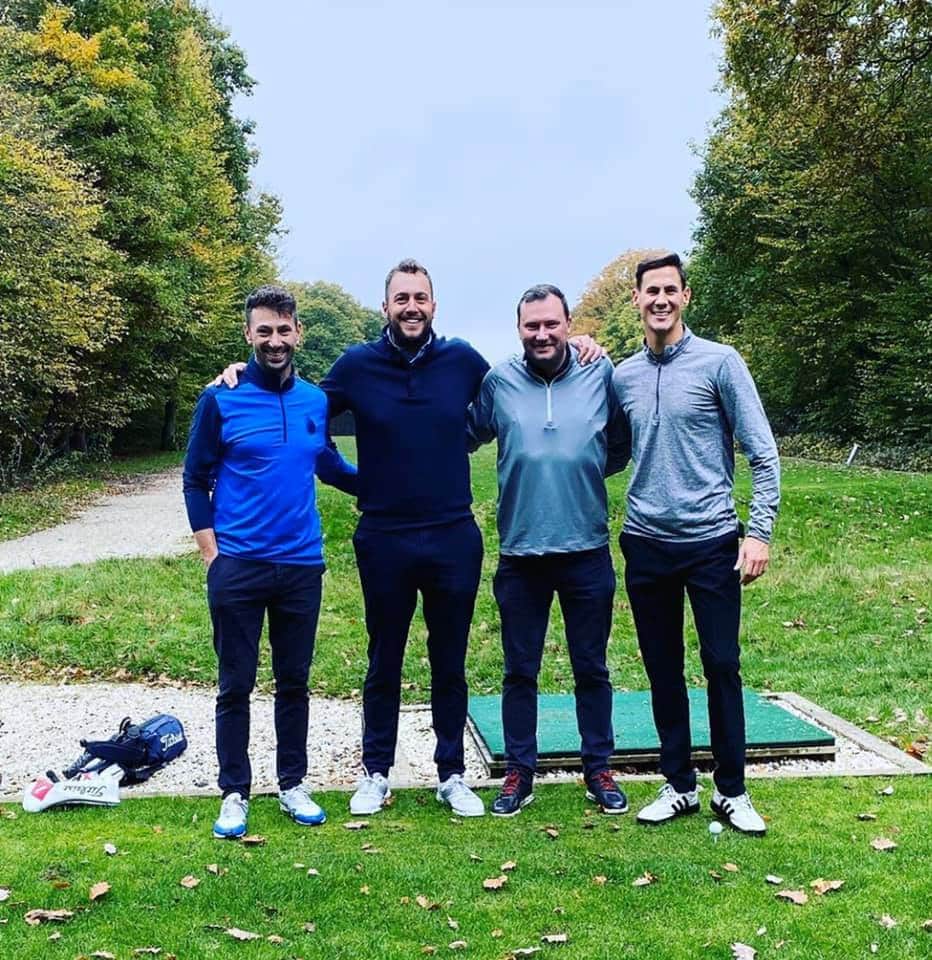 SouthendGC's tweet photo. This weeks meet a member is with Jamie Lewis @Jaylew09 (far left) who is the owner of @affinitymortltd and also sponsor for @LeighRams #Community https://t.co/O9eTapljoE