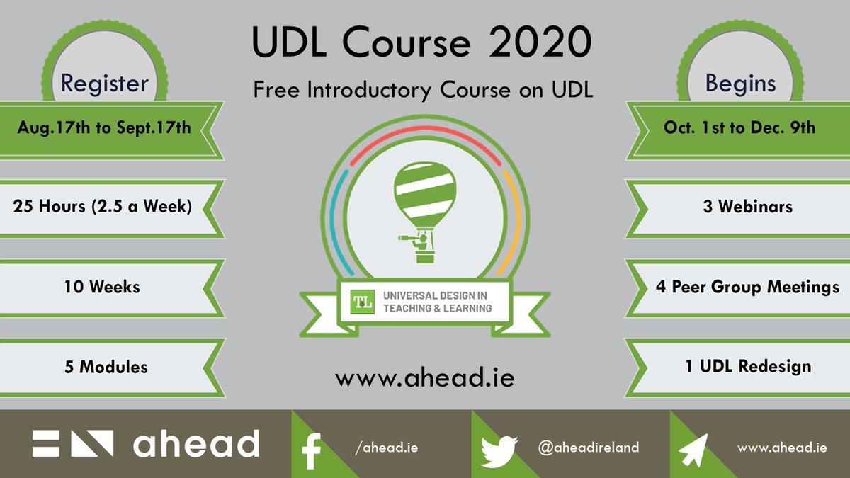BolandTrevor's tweet photo. @aheadireland @UCDforALL @ForumTL The #UDLBadge will be happening again this October. Go to https://t.co/61bxKgV3Yy to get all the information #HigherEd #THISisFET #FETisOpen #FETPractice #Disability #ThisIsFET #FutureFET #Inclusion #UDLforFET #FET #UDLhe #UDLchat https://t.co/fmZlesR01G