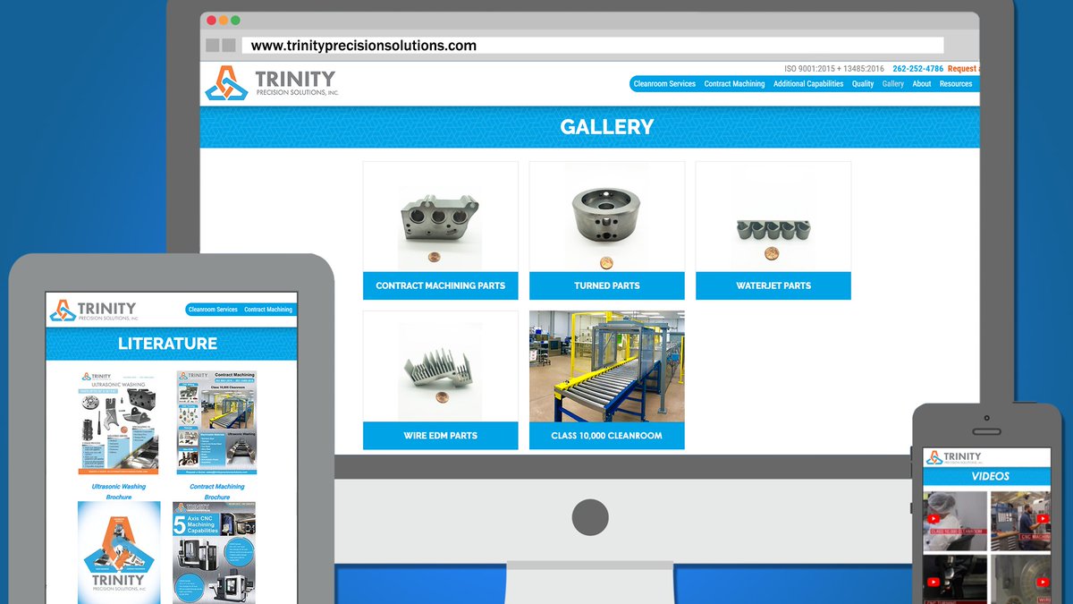 TrinityPSol's tweet image. We've made some big changes to our website! Check out our four new website additions including a photo gallery, video gallery, literature page, and a blog. trinityprecisionsolutions.com
#manufacturing #machining
