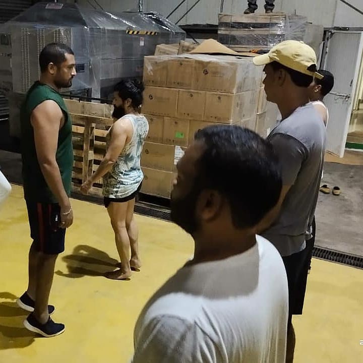 casasparkling's tweet photo. We, at Good Drop Wine Cellars believe that our employee's well being is as important as productivity. Here's a fun team workout with our employees and the CEO Ashwin Rodrigues at our winery in Nashik. https://t.co/2fVRrCYvC4