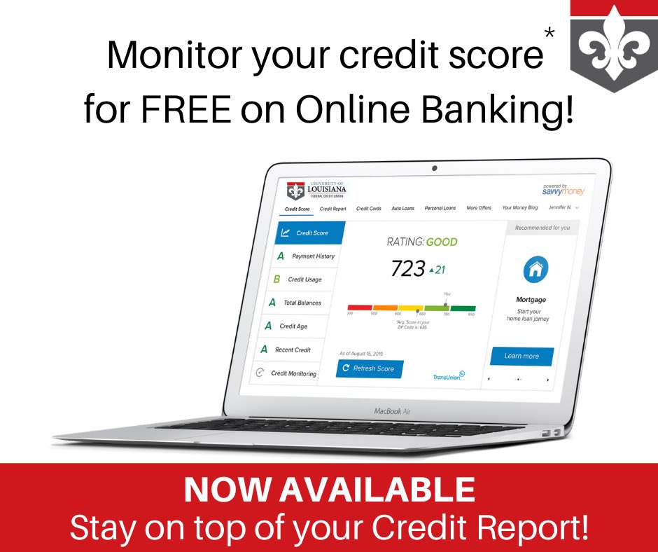 ul_fcu's tweet photo. We are excited to offer a new financial education tool, Credit Sense. Our members now have instant access to their credit score and credit report. Members must sign up in order to enroll in this service. Log into online banking to get started! https://t.co/RIuQnAcKKz