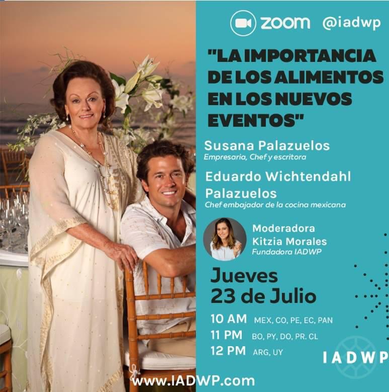 SECTUR_mx's tweet photo. Durante la reapertura de los destinos turísticos, ¿qué importancia tienen los alimentos en el diseño de nuevos eventos? La IAWDP te invita a su seminario con esta mancuerna de chefs de talla internacional.

🗓Hoy jueves, 23 de julio.
⏰10:00 hrs.
🧑🏻‍💻https://t.co/ieisowukZj https://t.co/AZewsNKR2D