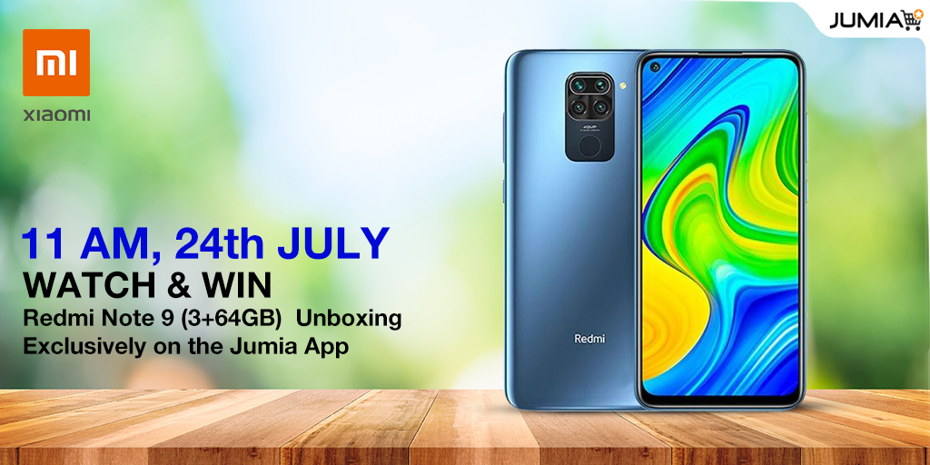 JumiaKenya's tweet image. WIN XIAOMI REDMI NOTE 9!!!
Tag someone who needs this phone asipitwe Kesho. You can tag yourself too. Reply using #XiaomiOnJumia and RETWEET
Join us tomorrow at 11 AM and stand a chance to win it among other goodies. Check CLUE here => bit.ly/3eQRzS1
#MyJumiaApp