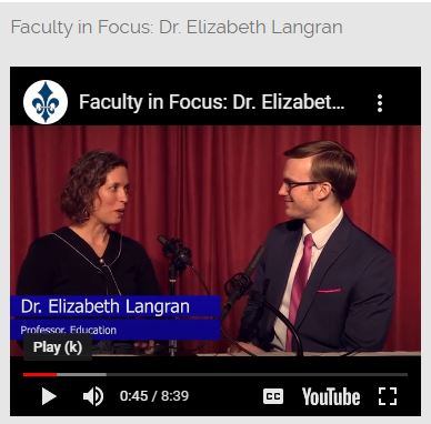 Dr. Elizabeth Langran, Professor Education
Integrating Technology as a Teaching Technique
#MediaLiteracy #Digital Equity #AI #CyberBullying #3DPrinting 
youtube.com/watch?v=kYDgsX…