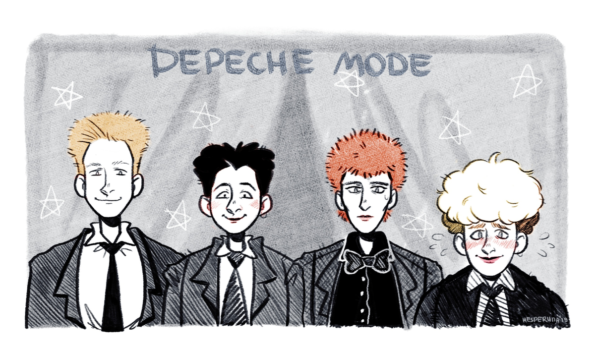 #DepecheMode 
Happy B-day to the one of my fave songwriters, Martin Gore! His music changed my life at some point, hope he's having a great day today 🖤 
Here's some of my older art featuring him! 