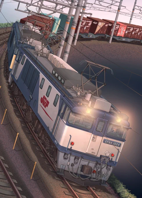 #鉄道のイラストだけで興味を持ってくれる方へ届け
いつも機関車しか描かないけど、本当は電車や気動車も大好きなんですのよ 