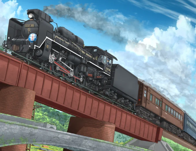 #鉄道のイラストだけで興味を持ってくれる方へ届け
いつも機関車しか描かないけど、本当は電車や気動車も大好きなんですのよ 