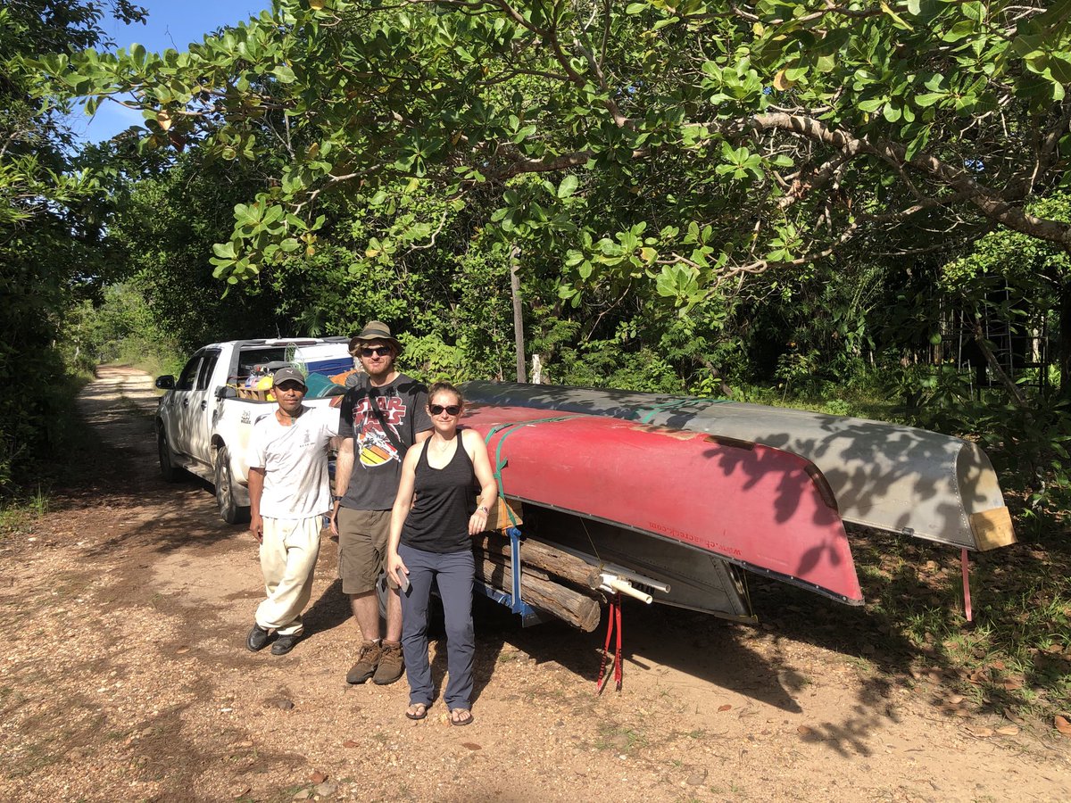 The Belize Turtle Ecology Lab is heading out to the field conduct hicatee surveys! ⁦@BFREEBZ_org⁩  ⁦@TurtleSurvival⁩