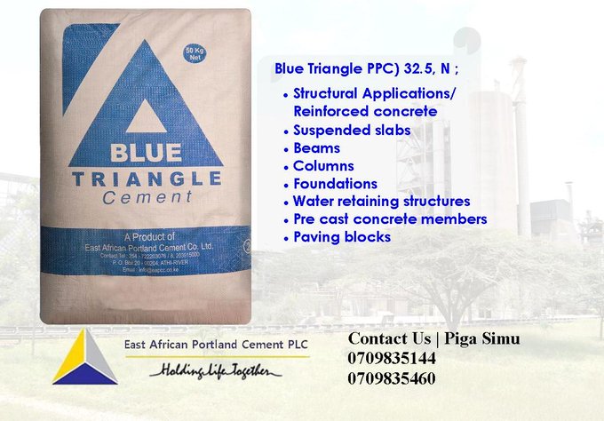 EAPC_PLC's tweet photo. Driven by the pursuit of excellence, #BlueTriangleCement continues to lead.
Our focus is to empower our customers to make informed choices and become their home building companion.
@kenyanwalstreet
#BlueTriangleTurnaround
#BuildWithBlueTriangle https://t.co/vxptA3bDb4