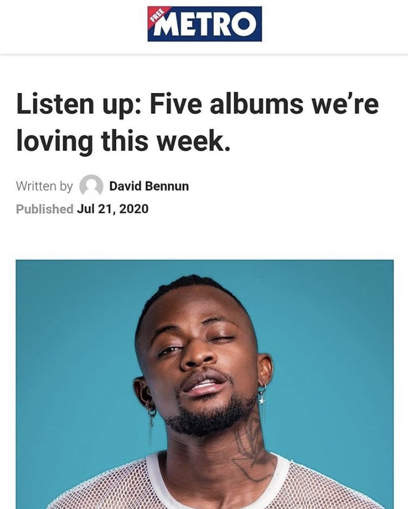vaultrecordshq's tweet photo. @selebobo “BOBO OF AFRICA” EP REVIEWED by one of UK'S biggest paper in the METRO, with over 1.3m circulation!
"BOBO OF AFRICA" EP OUT TOMORROW!!! https://t.co/bZjCIoLsCO