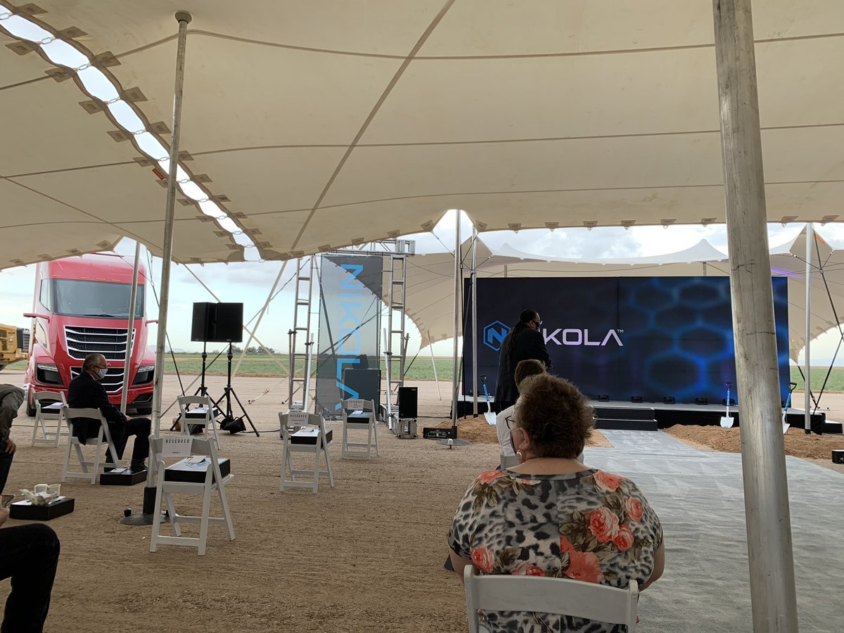 TJShope's tweet photo. Today is probably the biggest day in the history of my hometown as we break ground for @nikolamotor! It was great working with @azcommerce &amp; @SandraWatsonAZ to bring thousands of jobs and new technology to #LD08! @nikolatrevor #Coolidge https://t.co/uqsLpqW9YS
