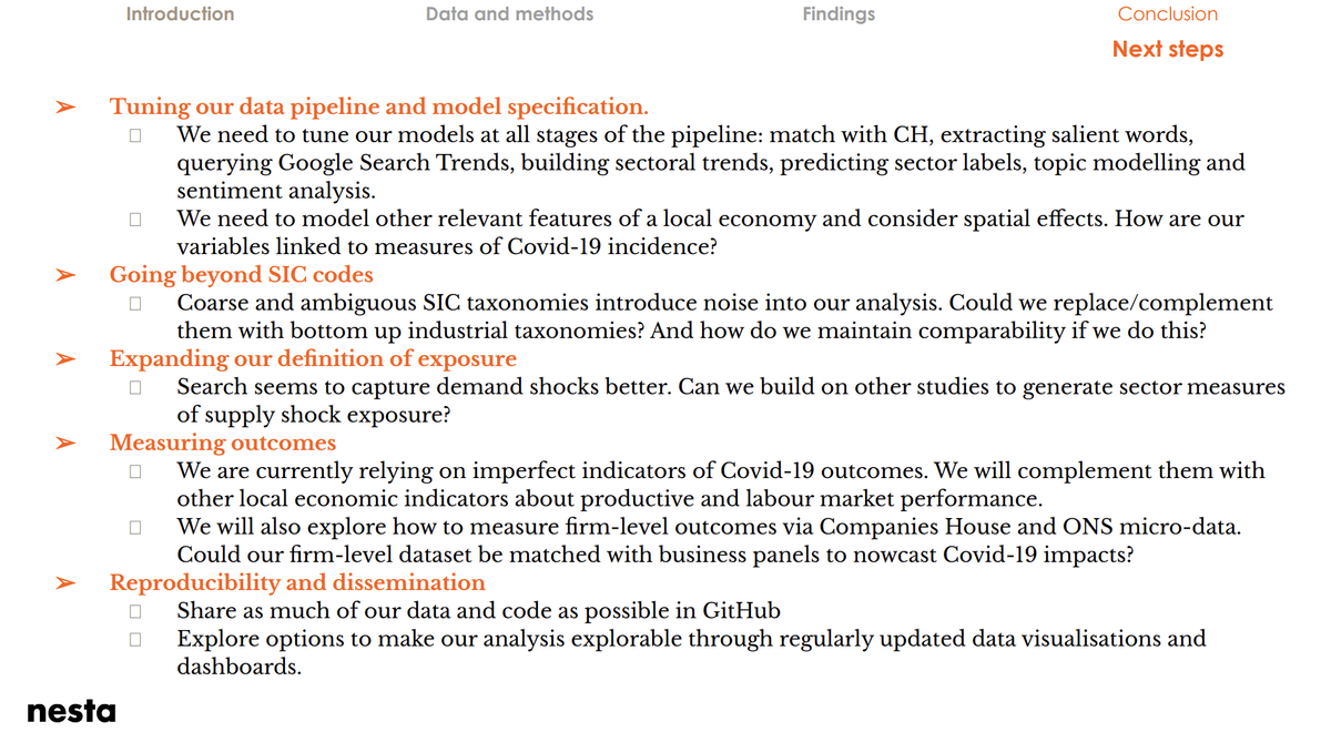 4b. New mixes of web & traditional sources can improve our understanding of Covid-19 impacts. To maximise their value we should disseminate them through interactive visualisations and dashboards enabling better decisions at all levels (#1). See #2 for (many) next steps.