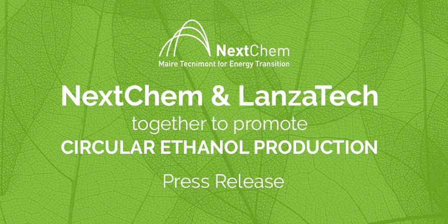 Today we are proud to announce our new partnership with @LanzaTech, which has enhanced our #NextChem #CircularDistrict model, allowing us to also obtain #ethanol, an important chemical for #sustainablefuels & #disinfectant production! bit.ly/30DW2CG.