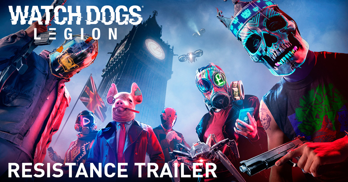watchdogsgame's tweet photo. Recruit and play as ANYONE in London as you build a resistance to save the city from corrupt private military, human traffickers, and authoritarian rule. Welcome to the Resistance! #WatchDogsLegion coming Oct. 29th, 2020.