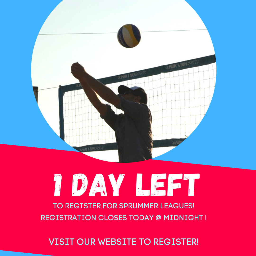 Quinte_ssc's tweet photo. Here we are, Quinte - It's the LAST DAY to Register for Beach Volleyball! Don't Miss Out!

Registration Deadline is TODAY @ Midnight!

With our "Safe Return to Play" guidelines - it's time to get out and play!

https://t.co/Gc6N29QhPN

#QSSC #Quinte https://t.co/En17tpKJnV