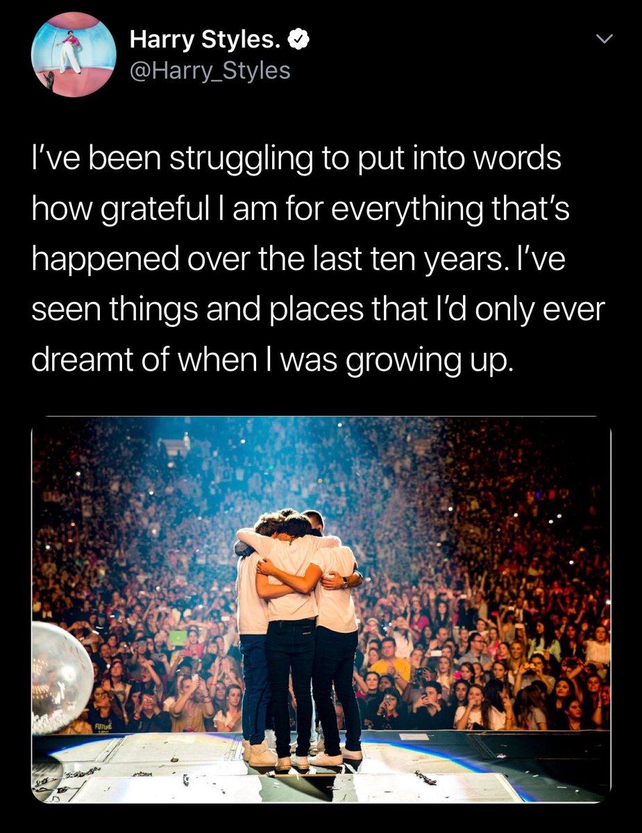 savorstyles's tweet photo. we got 4/5. we got 4 heartfelt messages from the boys and we have waited 5 years for them to celebrate their 10th anniversary. notice how they included zayn in all of their messages. 

if zayn tweets about the anniv, it's almost as if we're going to witness a virtual reunion. https://t.co/eVAUA3zsIh