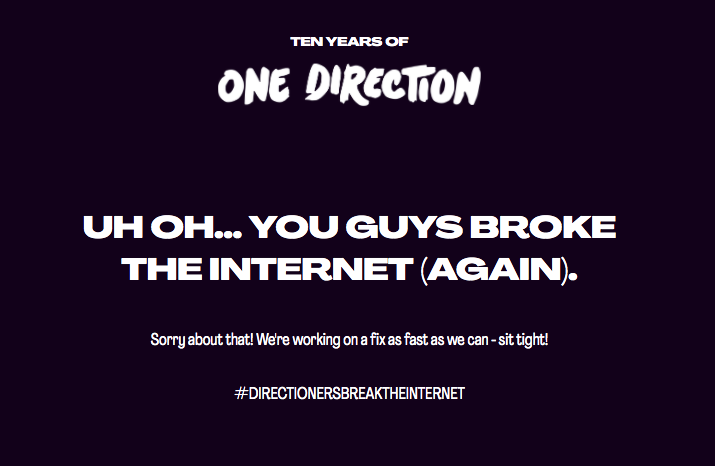¿Otra vez? ¿10 años después? #10YearsOf1D #DIRECTIONERSBREAKTHEINTERNET
