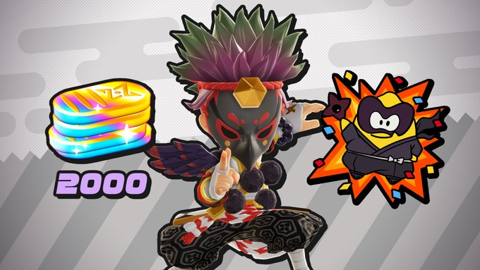 Ninjala_ES's tweet photo. 👺Paquete DLC del Cuervo Tengu👺

Ya está disponible en la Nintendo eShop, contiene:

- Conjunto Cuervo
- Máscara Cuervo
- Gumchi Ninja
- Karateka (baile)
- 2,000 Jala

¡Toma la forma del misterio tengu de la mitología japonesa!

#Ninjala #NintendoSwitch https://t.co/Uu5UAExjme