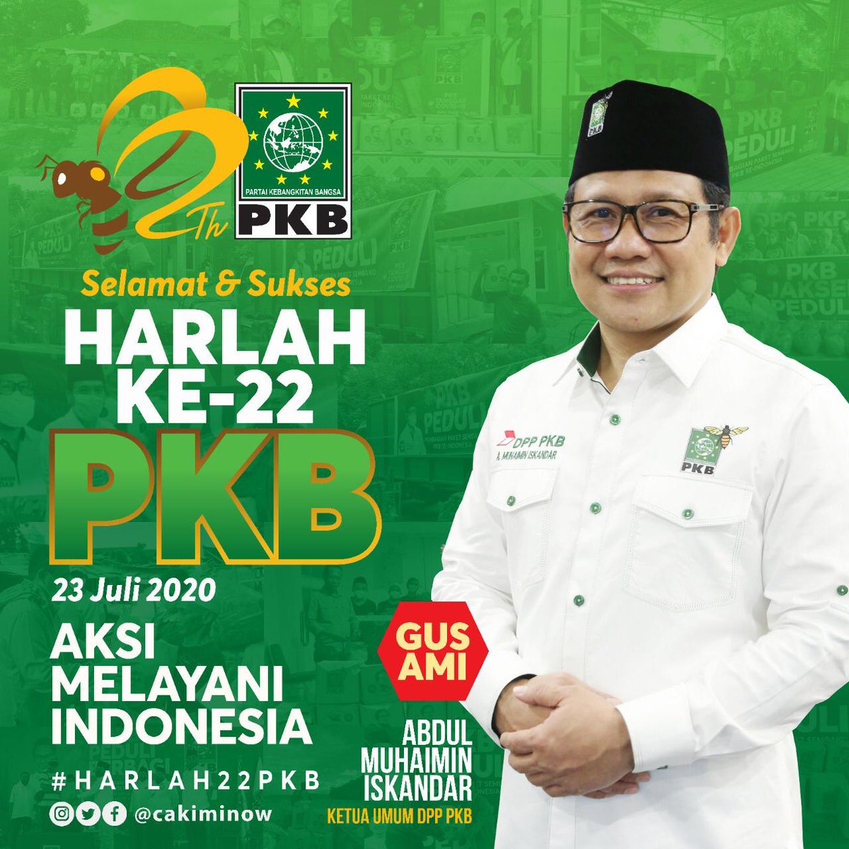 amanan1980's tweet photo. Selamat Harlah PKB, Semoga sukses lahir batin, dan semakin Jaya
@cakimiNOW
@Emhasanudin
@tommykurniawan7
@sahabatodie
@sbanshori https://t.co/GVTyrvsT5l