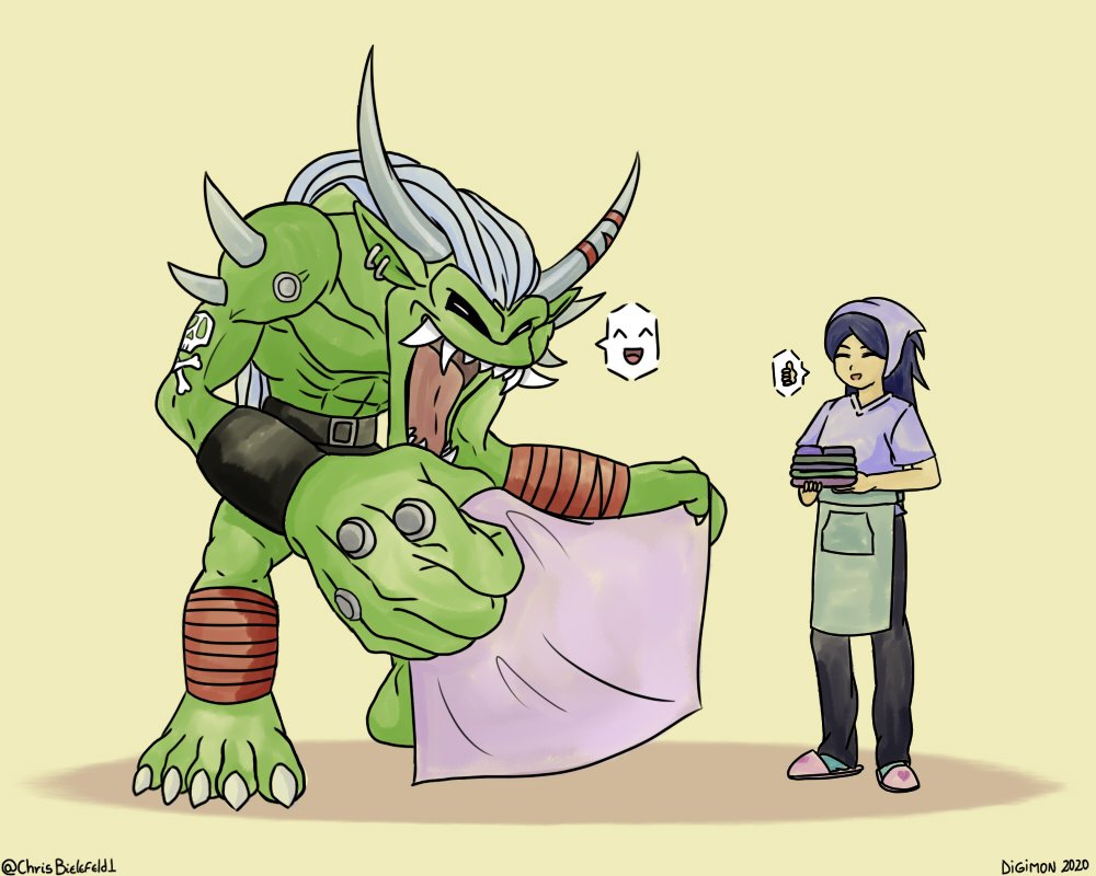 ChrisBielefeld1's tweet photo. Laudry day
He is so helpful ♡
#Digimon
#digimongames
#digimon2020
#DigimonAdventure
#DIGIMONADVENTURE2020
#orgemon
#ogremon
#laudry https://t.co/H6VrEUpVgc