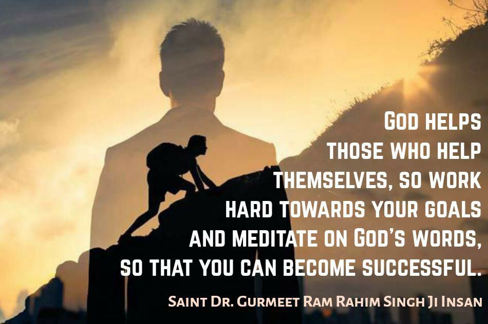 OfficialMSGfc's tweet photo. Big thumbs up to #SaintRamRahimJi for transforming the lives of millions from hell to heaven by providing the method of #Meditation. 

Take this as #ThursdayThoughts, do meditation twice a day and see improvement in yourself within few months!! https://t.co/TdooLUyvHg