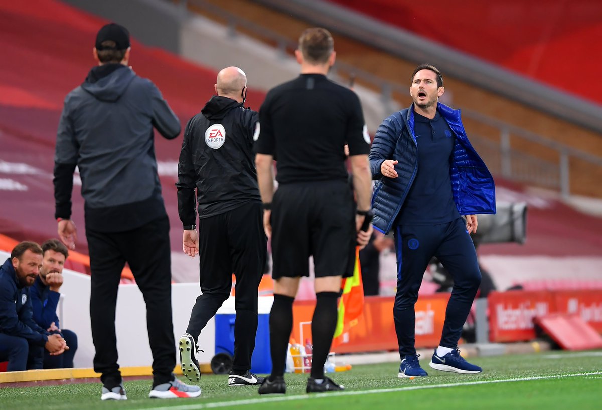 TommysDartsTips's tweet photo. 🗣 Frank Lampard has been quoted in saying the following to the Liverpool bench last night:

"Only title you've ever won and now you're giving it all the big un, f**k off!"

😳👀 https://t.co/l66iVh2Amj