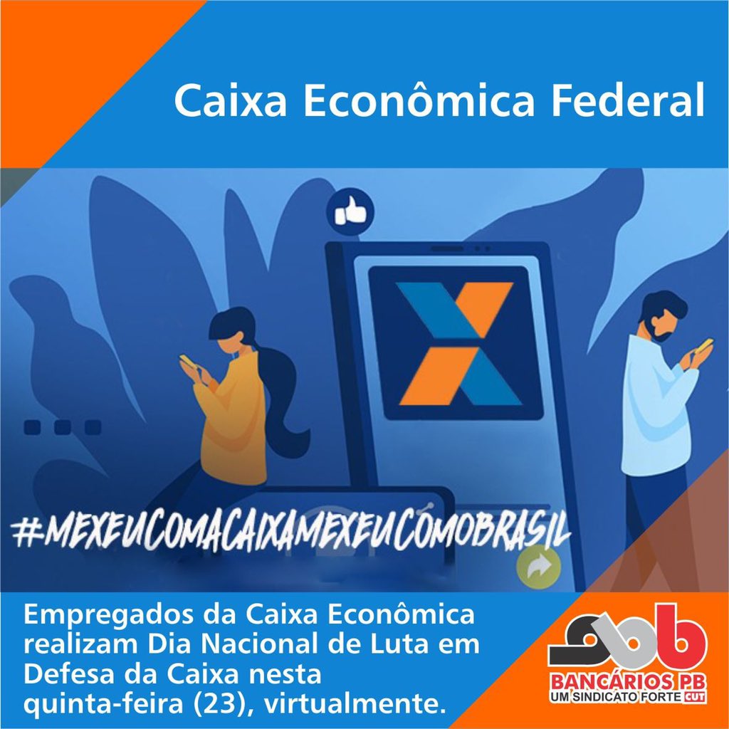 sindbancariospb's tweet photo. #MexeucomACaixaMexeuComoBrasil https://t.co/MUq4lF1tvx
