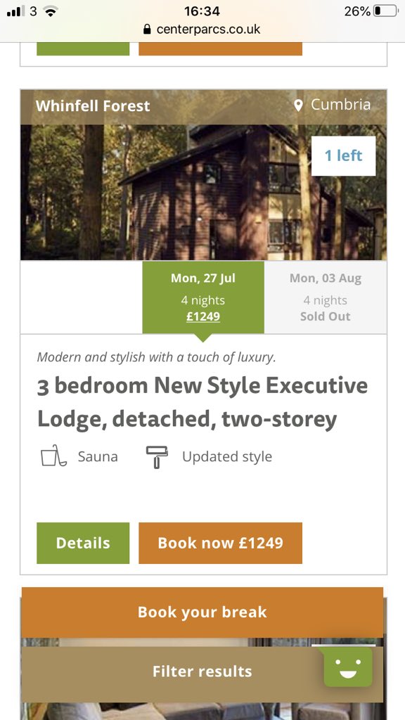 helloecoliving's tweet photo. @CenterParcsUK so if I had booked my stay 2 days later it would’ve been £150 cheaper. This is simply nuts and would appreciate a response to my communications and a voucher to spend on arrival due to this crazy drop in price! https://t.co/wl7VptohU7
