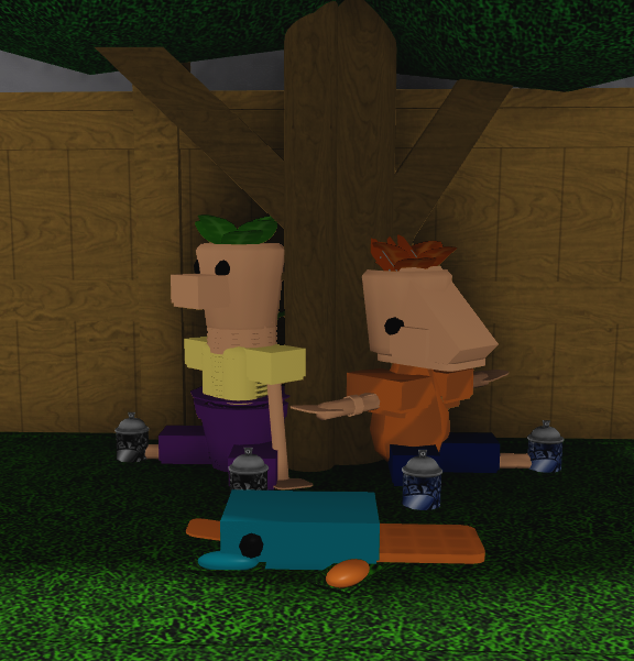 Cursed Roblox Memes @CursedrblxMe - id Phineas and Ferb deleted