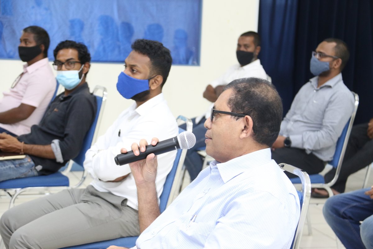 CustomsMv's tweet photo. Under the series of engagements with the stakeholders initiated by the new leadership to better understand the issues faced with a view to establish a culture conducive for dialogue and participation, a session with the shipping agents was held today to listen to their concerns. https://t.co/gYY3GB1NEW