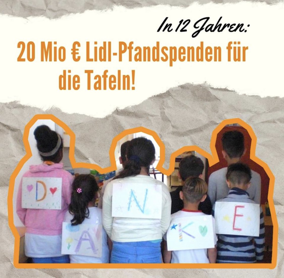 jochenbruehl's tweet photo. Wahnsinn - DANKE, liebe Lidl-Kundin:innen - DANKE @lidl - sagt @Tafel_DE #PFANDspende #PFANDraising #fundraising #gemeinsameIDEE https://t.co/jK1TnGar2e